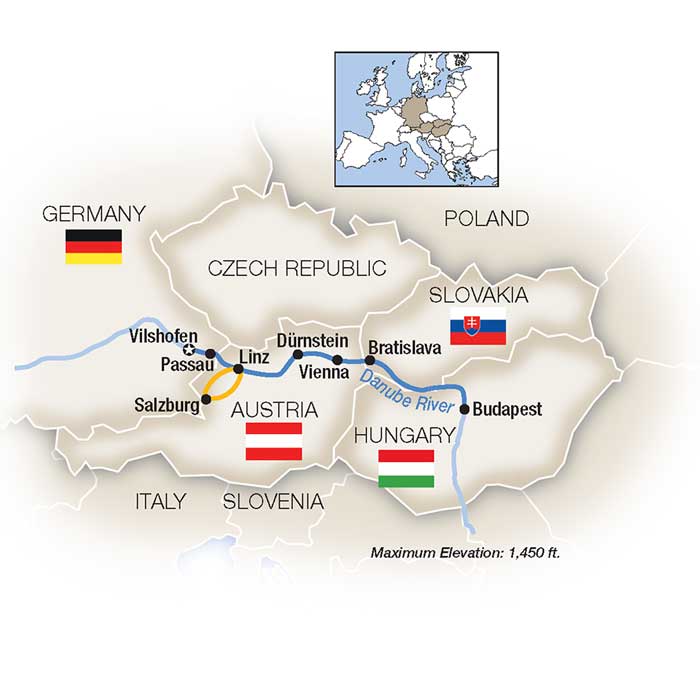 8 Day Tauck River Cruise from Munich to Budapest 2026 - 
