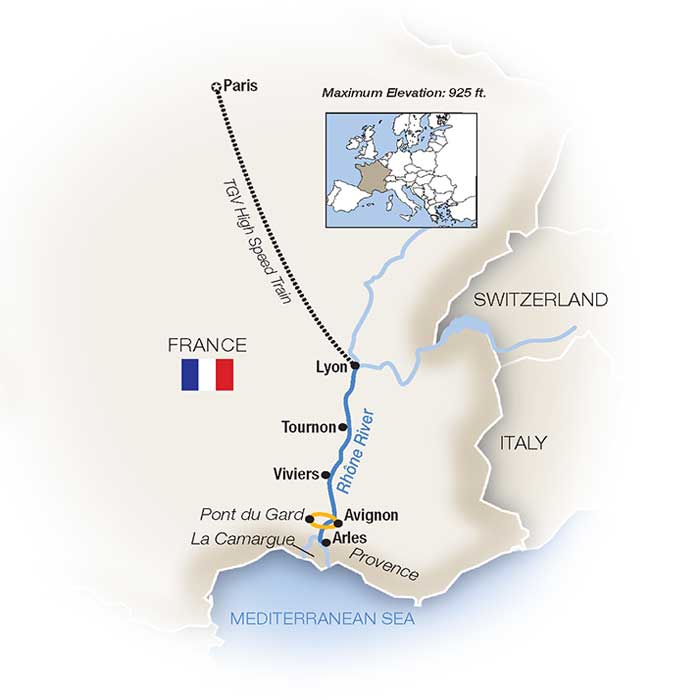 8 Day Tauck River Cruise from Paris to Lyon 2026 - 