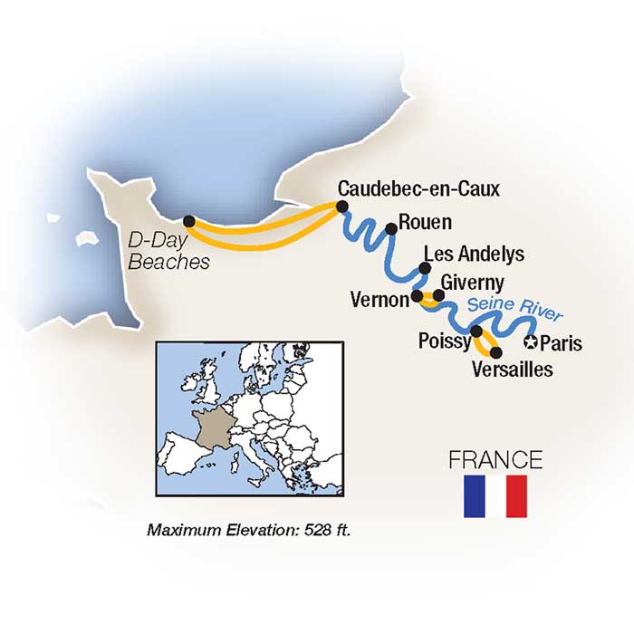 8 Day Tauck River Cruise from Paris to Paris 2026 - 