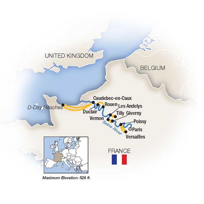 8 Day Tauck River Cruise from Paris to Paris 2026 - 