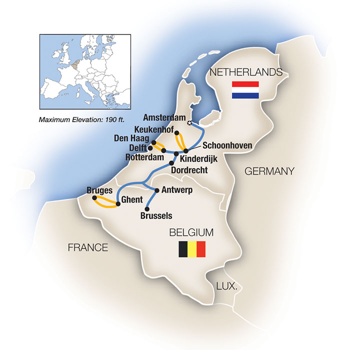 9 Day Tauck River Cruise from Amsterdam to Brussels 2027 - 