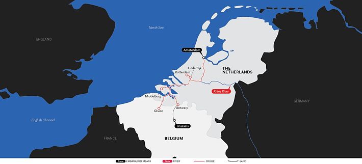 <span>8 Day U River Cruise from Amsterdam to Brussels 2023</span>