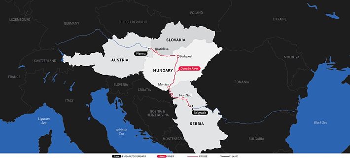 <span>8 Day U River Cruise from Belgrade to Vienna 2023</span>