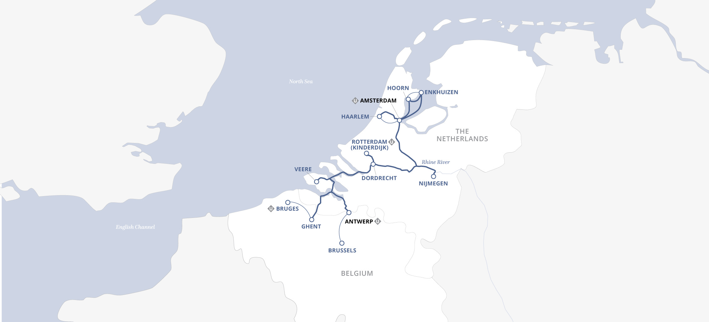 <span>10 Day Uniworld River Cruise from Amsterdam to Antwerp 2025</span>