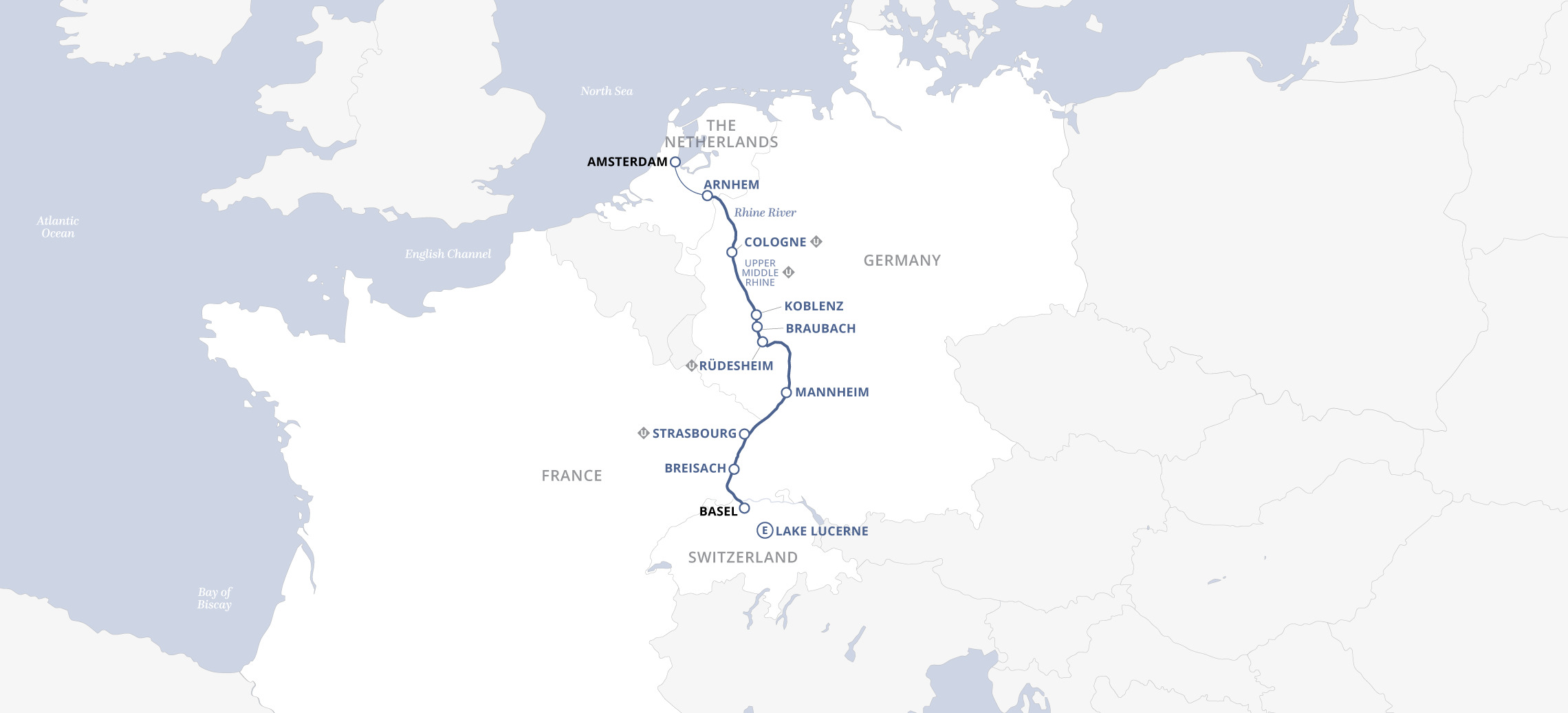 10 Day Uniworld River Cruise from Amsterdam to Basel 2027 - 