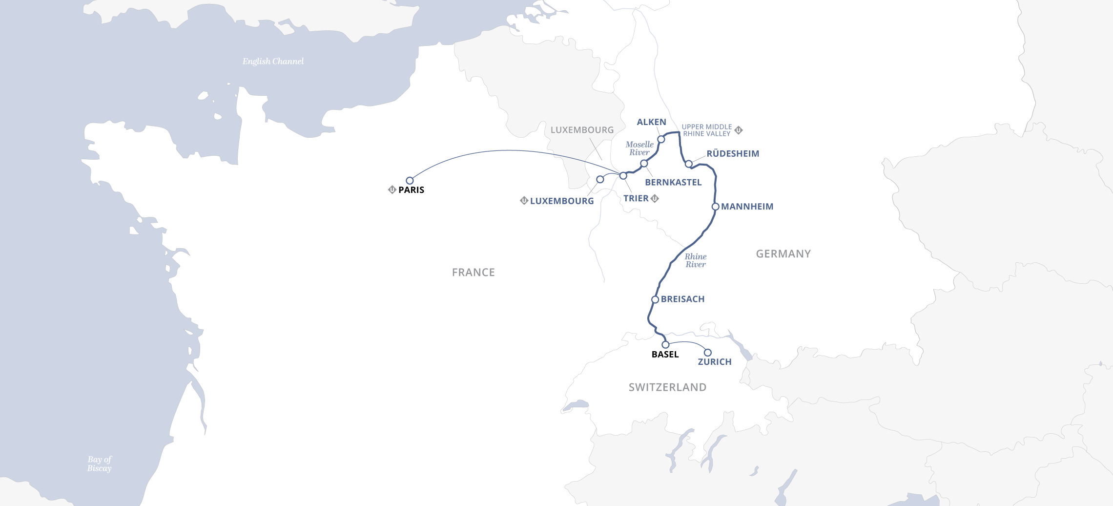 12 Day Uniworld River Cruise from Zurich to Paris 2027 - 