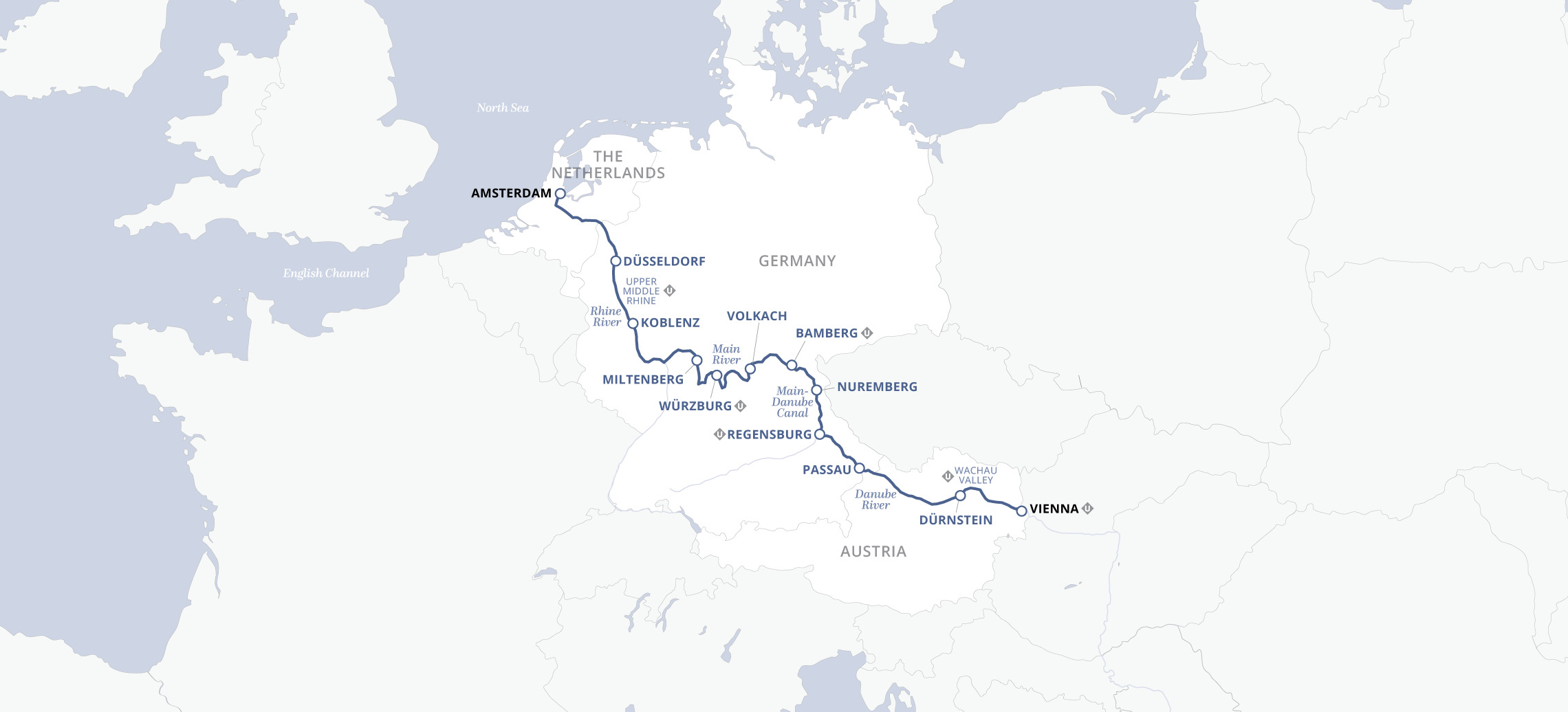 15 Day Uniworld River Cruise from Amsterdam to Vienna 2027 - 