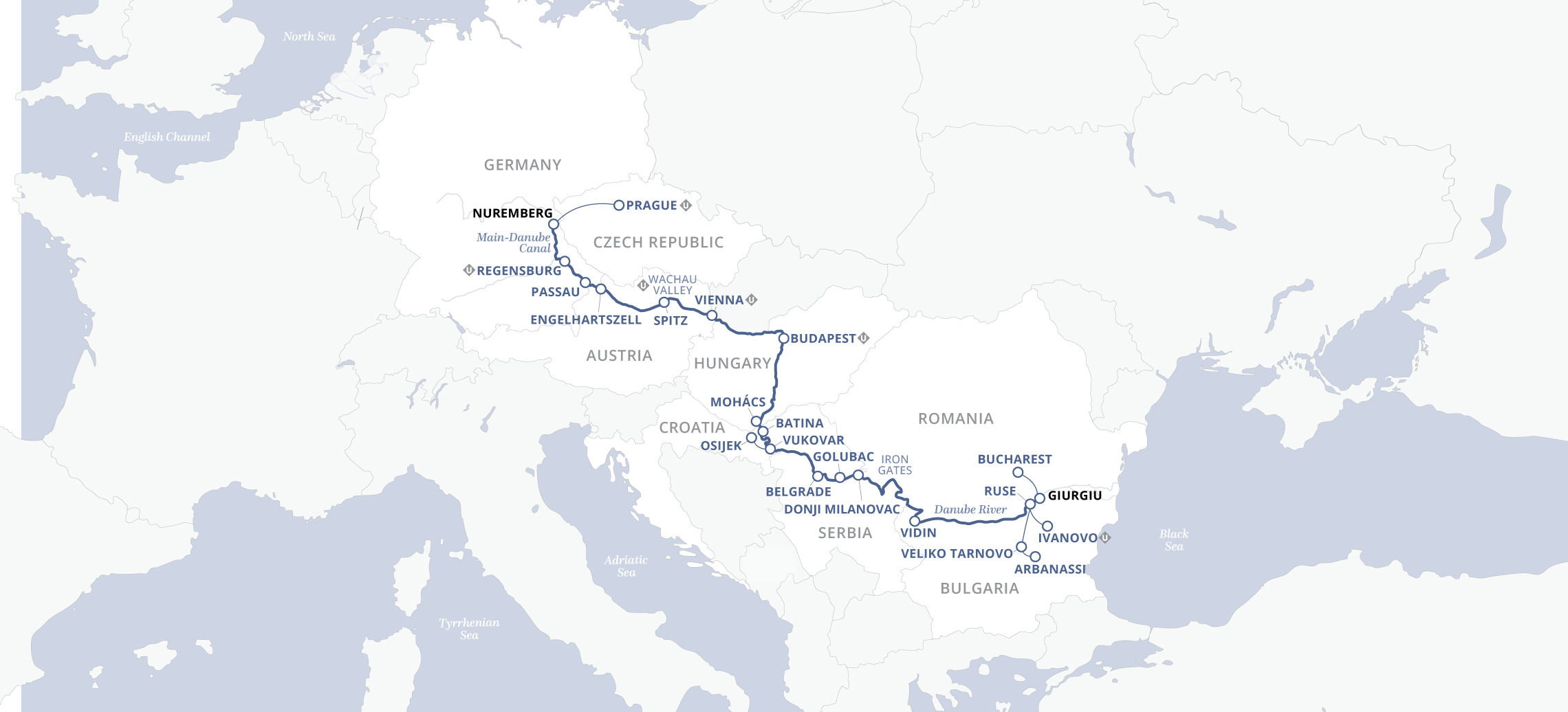 <span>19 Day Uniworld River Cruise from Bucharest to Prague 2025</span>