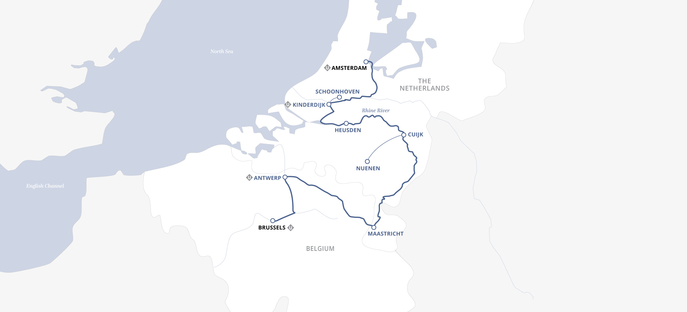 <span>8 Day Uniworld River Cruise from Amsterdam to Brussels 2025</span>