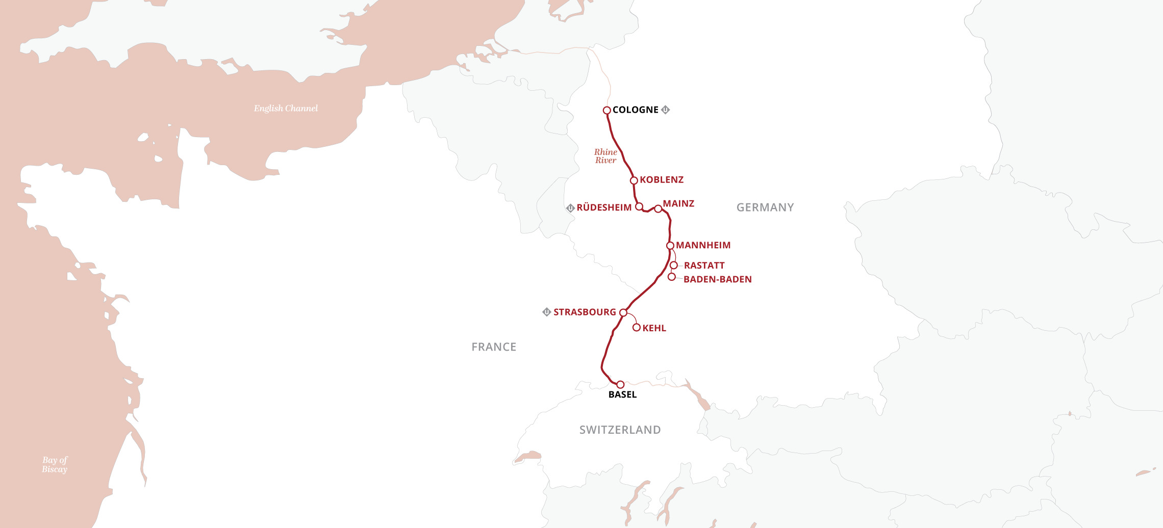 <span>8 Day Uniworld River Cruise from Basel to Cologne 2025</span>