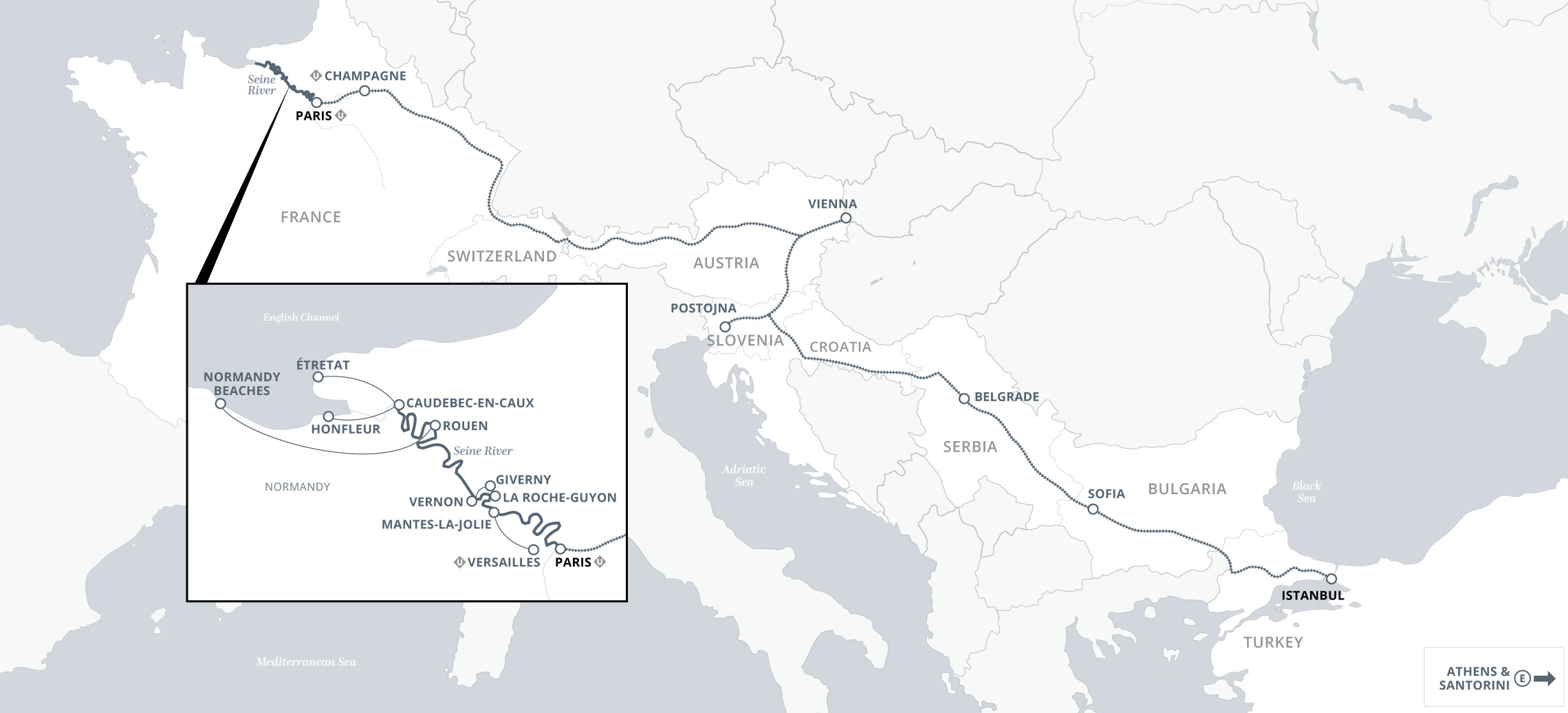 8 Day Uniworld River Cruise from Istanbul to Paris 2026 - 