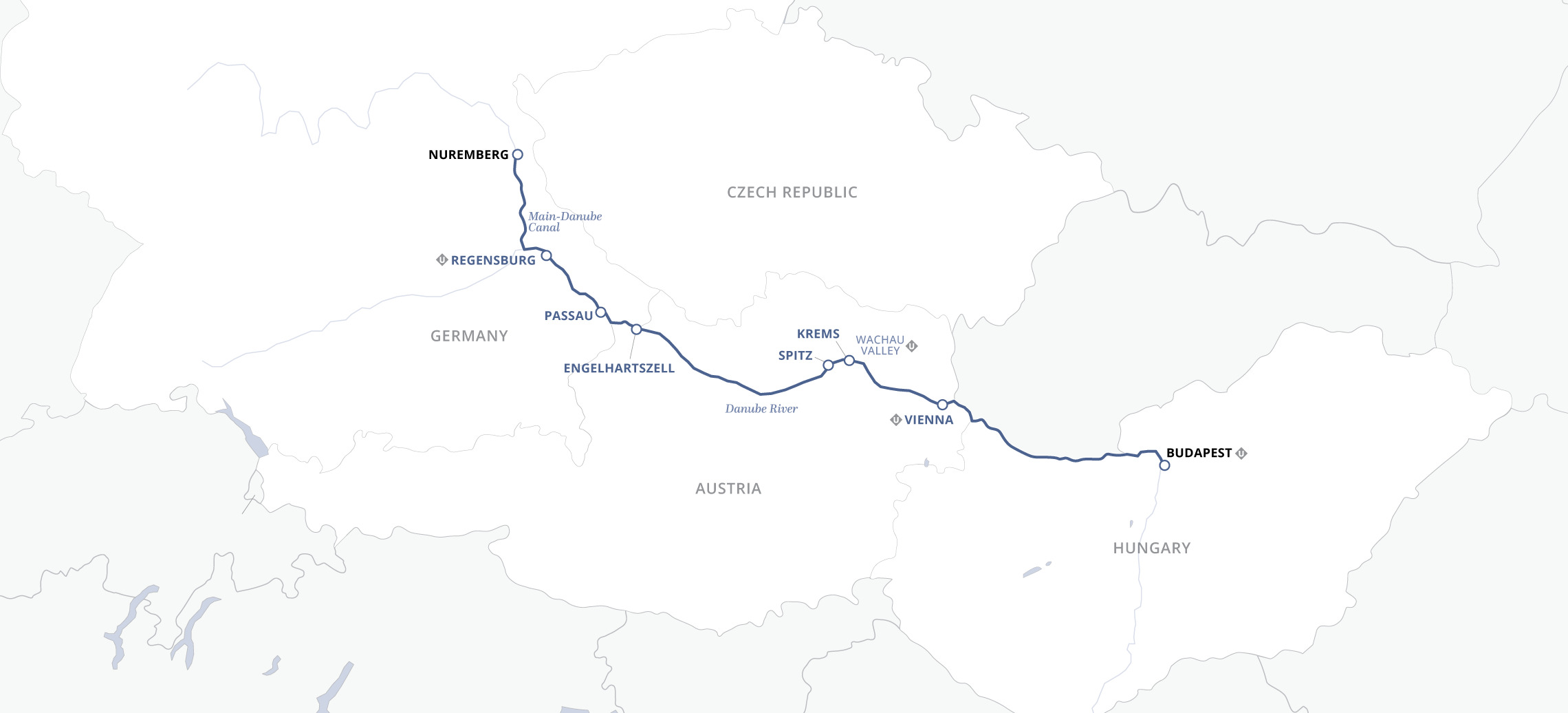 <span>8 Day Uniworld River Cruise from Nuremberg to Budapest 2025</span>