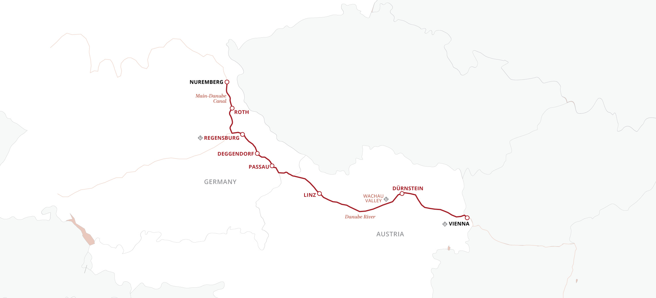<span>8 Day Uniworld River Cruise from Nuremberg to Vienna 2025</span>