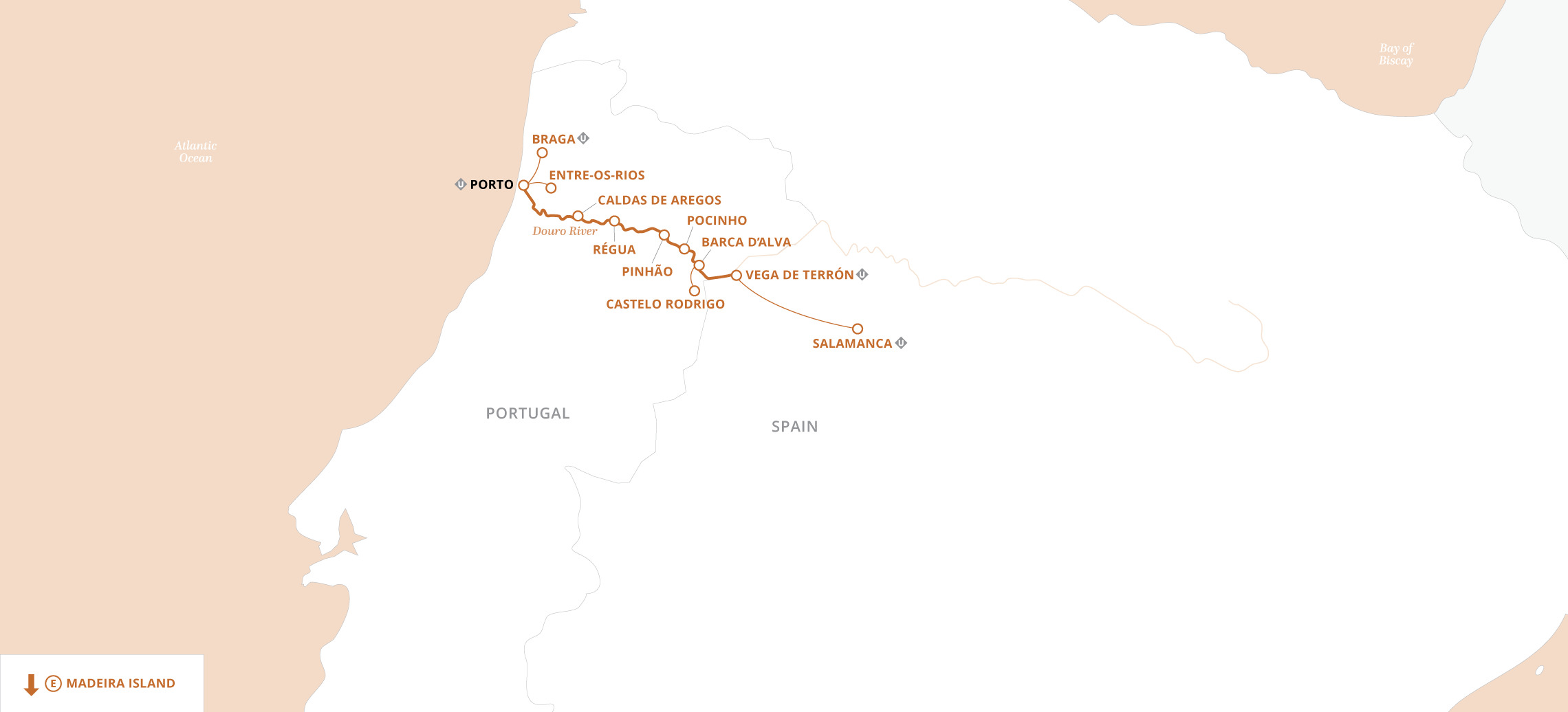 8 Day Uniworld River Cruise from Porto to Porto 2027 - 