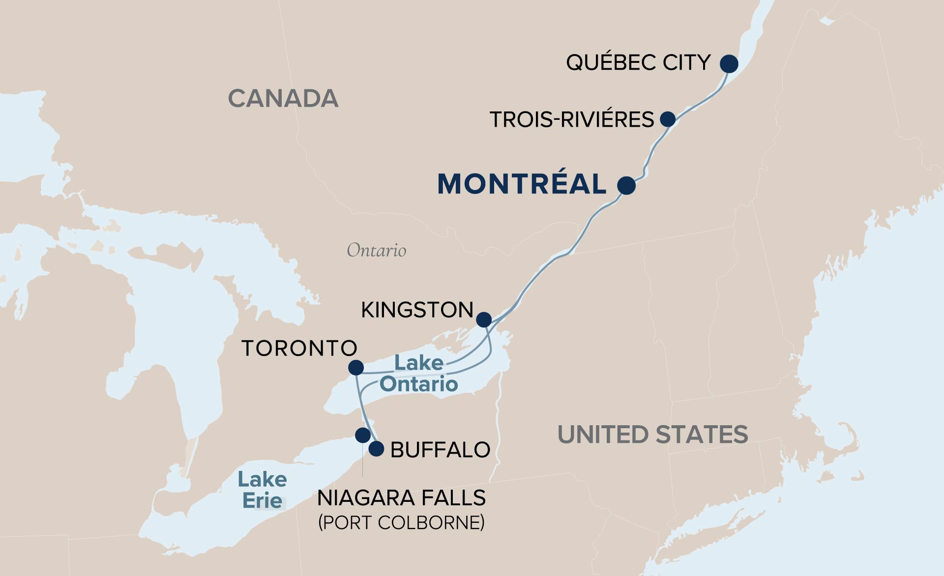 12 Day Victory Cruise Lines River Cruise from Montréal Roundtrip 2027 - 