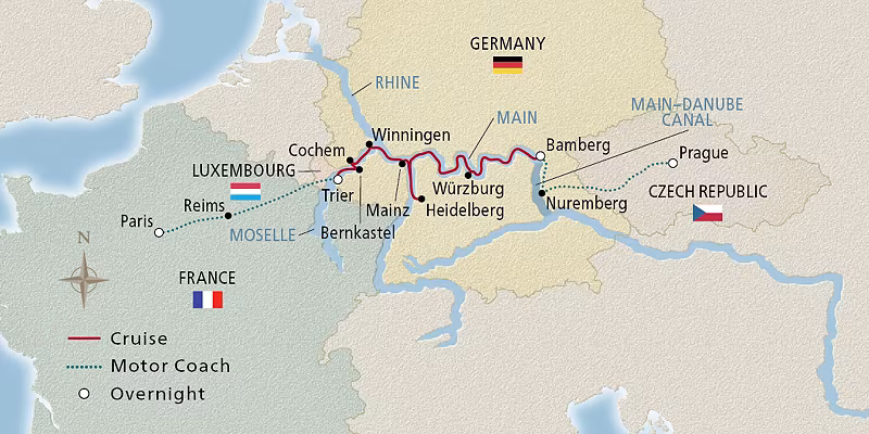 12 Day Viking River Cruise from Paris to Prague 2028 - 
