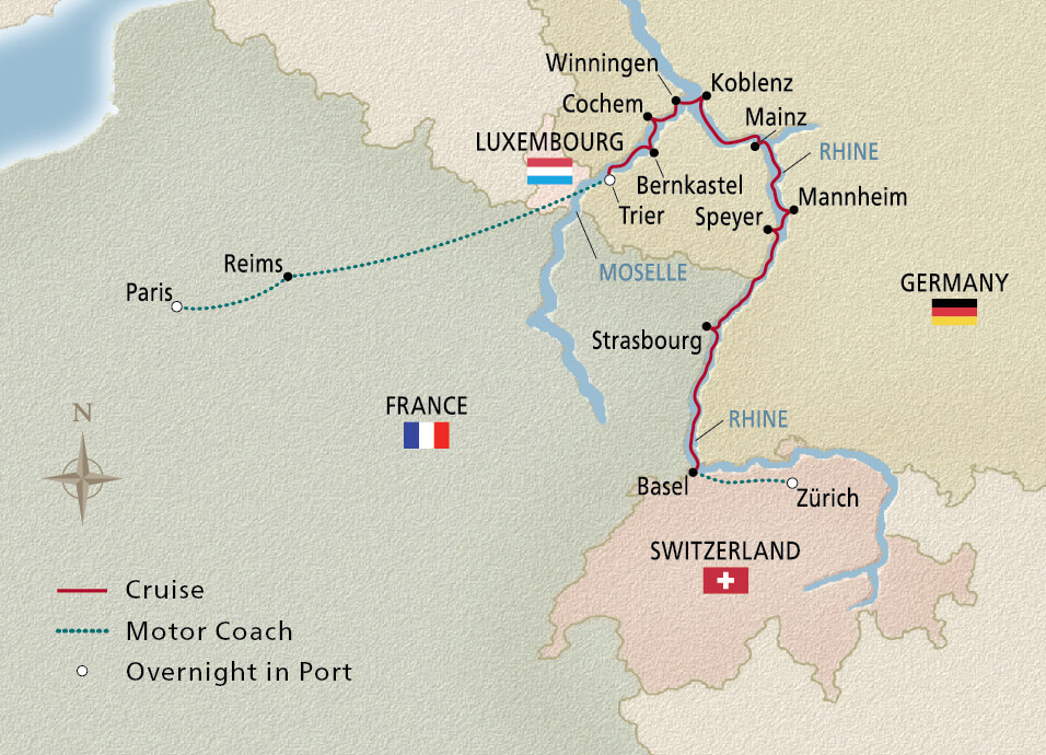 <span>12 Day Viking River Cruise from Zurich to Paris 2024</span>