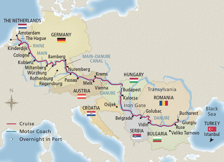 <span>15 Day Viking River Cruise from Amsterdam to Bucharest 2025</span>