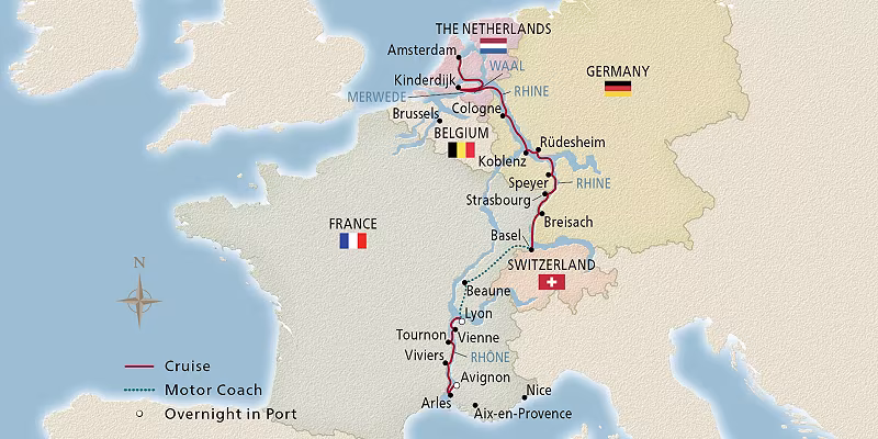 15 Day Viking River Cruise from Avignon to Amsterdam 2027 - 