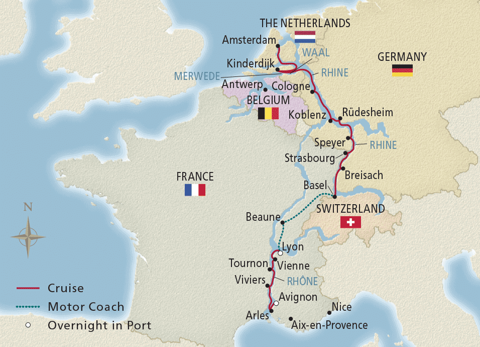 <span>15 Day Viking River Cruise from Avignon to Amsterdam 2024</span>