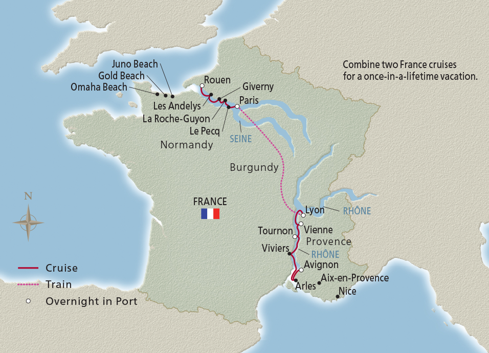 15 Day Viking River Cruise from Avignon to Paris 2024