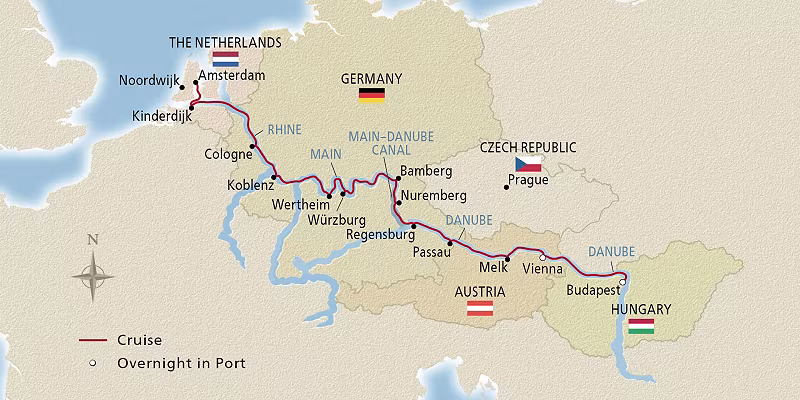 15 Day Viking River Cruise from Budapest to Amsterdam 2027 - 