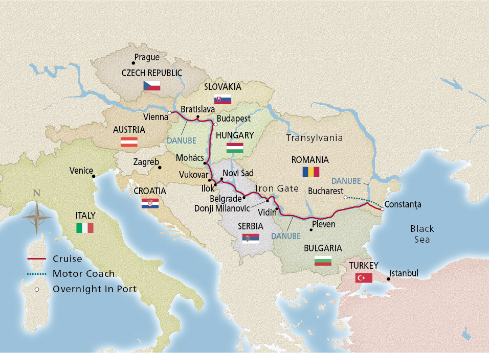 17 Day Viking River Cruise from Bucharest to Vienna 2024