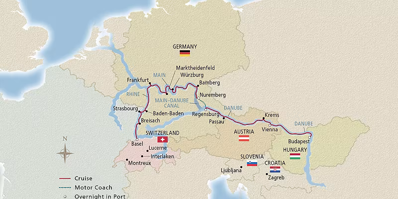 18 Day Viking River Cruise from Basel to Budapest 2027 - 