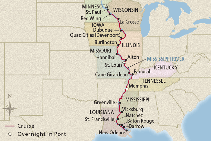 <span>22 Day Viking River Cruise from New Orleans to St. Paul 2025</span>