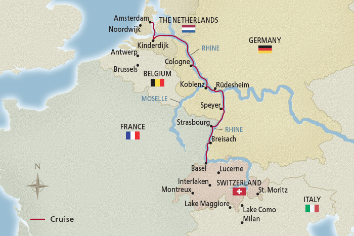 8 Day Viking River Cruise from Basel to Amsterdam 2028 - 