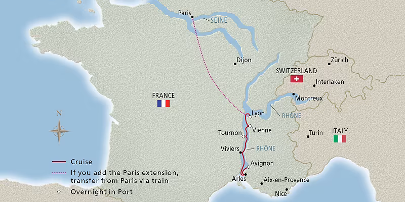 8 Day Viking River Cruise from Lyon to Avignon 2028 - 