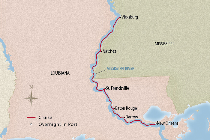 <span>8 Day Viking River Cruise from New Orleans to New Orleans 2025</span>
