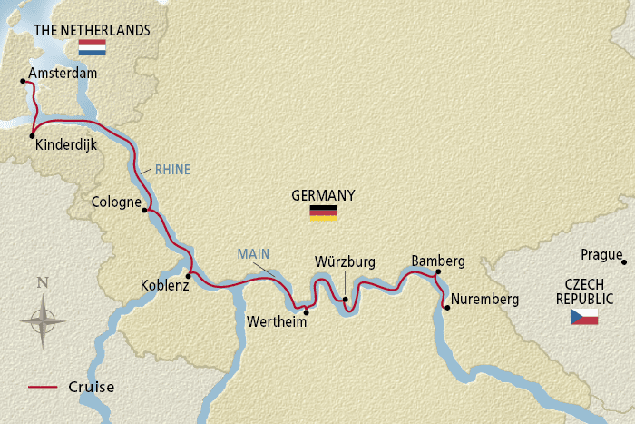 8 Day Viking River Cruise from Nuremberg to Amsterdam 2026 - 