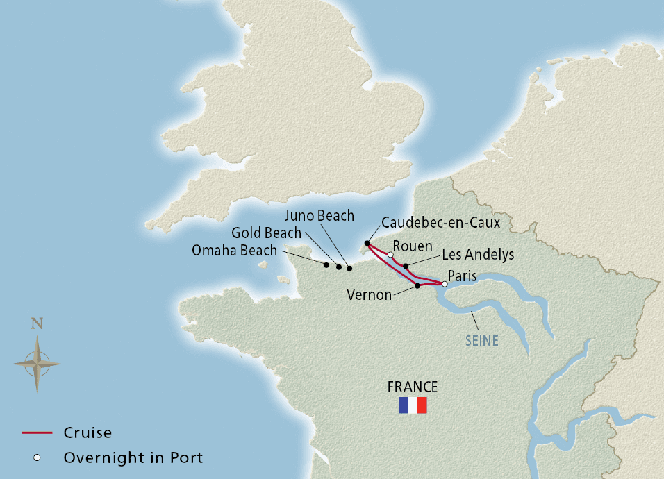 8 Day Viking River Cruise from Paris to Paris 2024